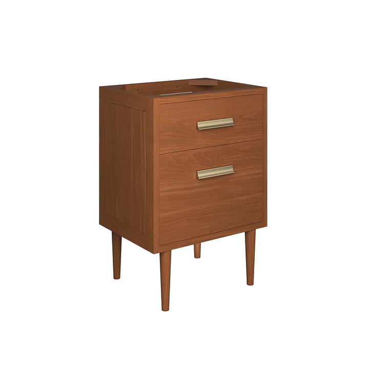 Cedar 24" Teak Wood Bathroom Vanity Cabinet