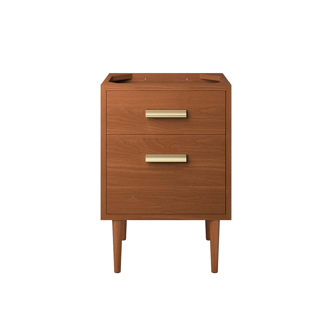 Cedar 24" Teak Wood Bathroom Vanity Cabinet