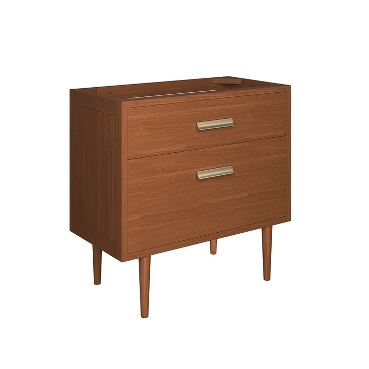 Cassia 36" Teak Traditional Bathroom Vanity Cabinet