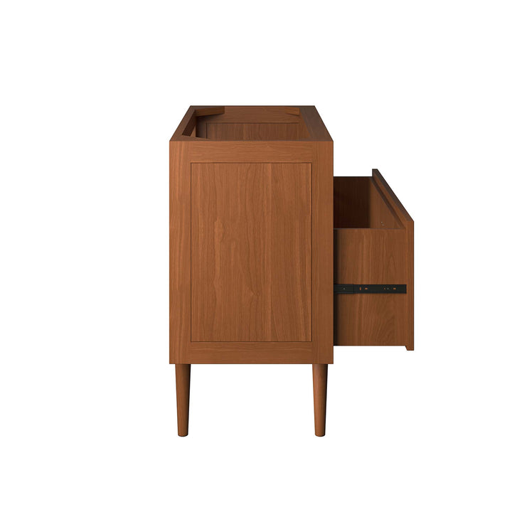 Cassia 36" Teak Traditional Bathroom Vanity Cabinet