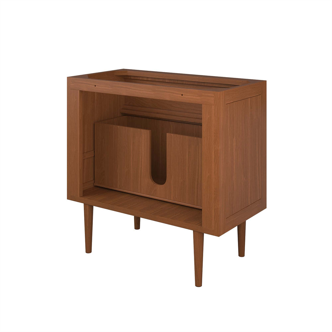 Cassia 36" Teak Traditional Bathroom Vanity Cabinet