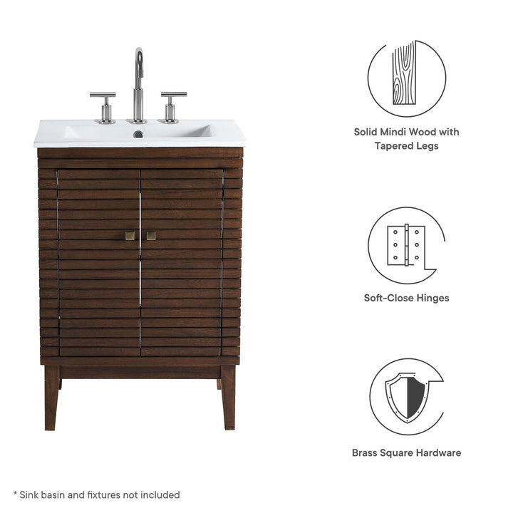 Ledger 24" Wood Lavatory Vanity Cabinet