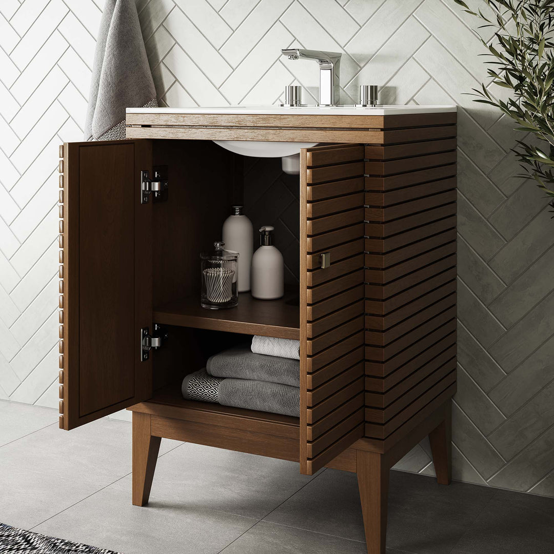 Ledger 24" Wood Lavatory Vanity Cabinet