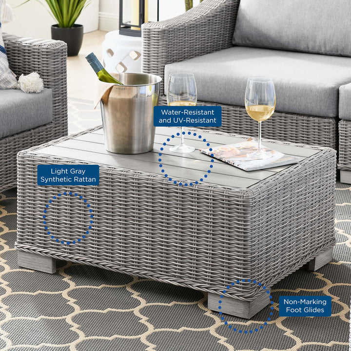 Clarence 4-Piece Outdoor Patio Wicker Rattan Furniture Set