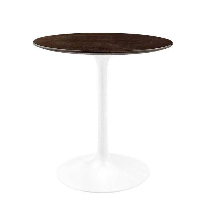 Luxe 28" Round Wood Grain Dining Table