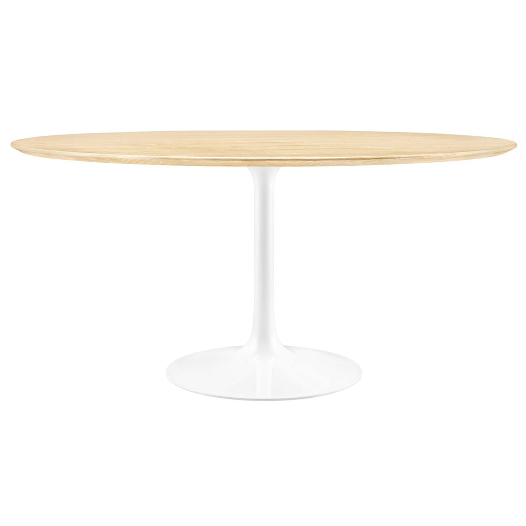 Luxe 60" Round Wood Grain Dining Table