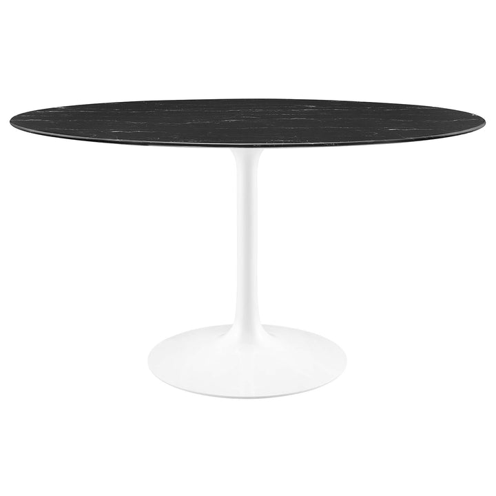 Lorenzo 54" Oval Onyx Dining Table