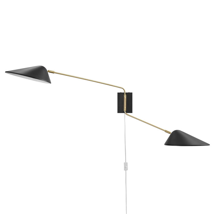 Jaunt 2-Light Swing Arm Wall Sconce
