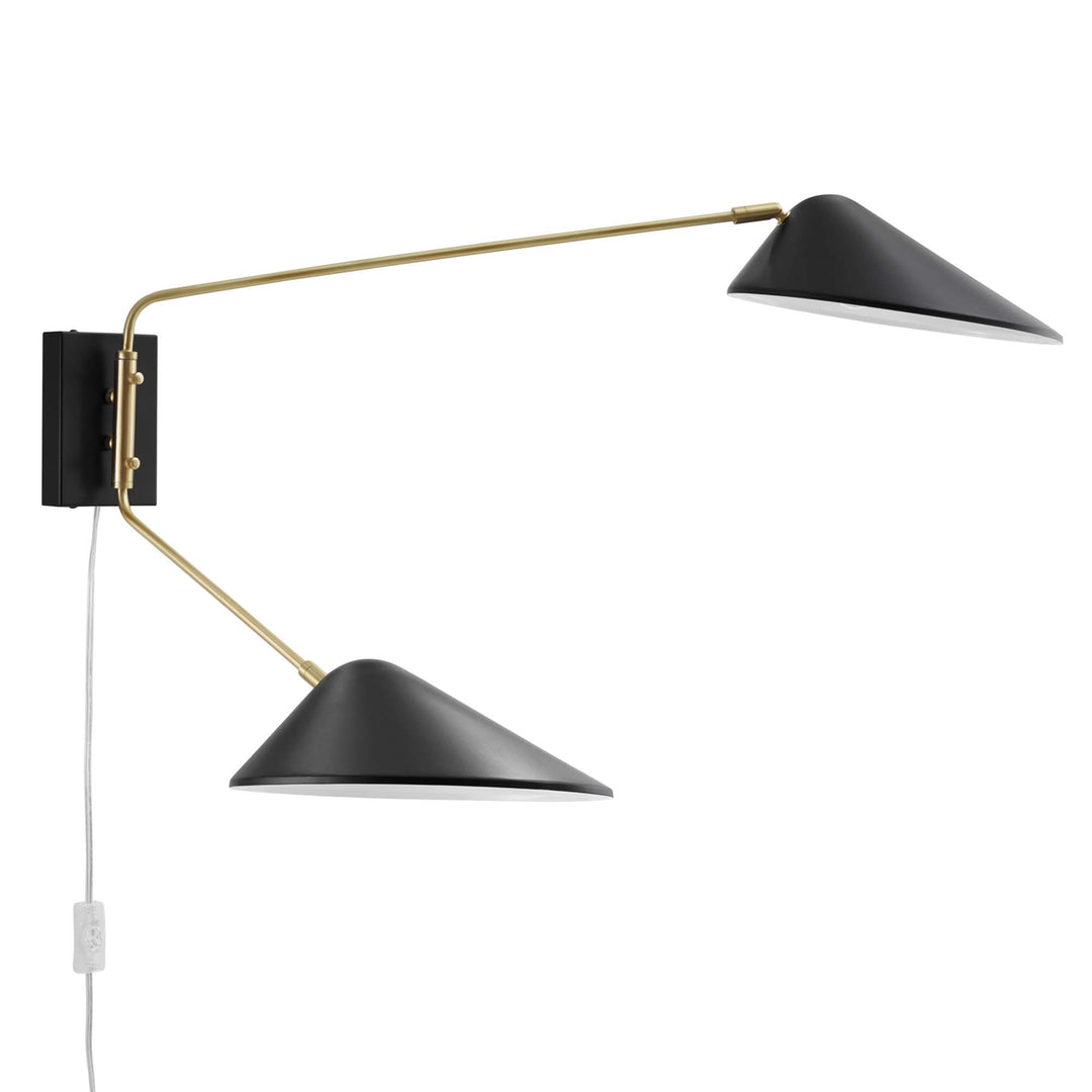 Jaunt 2-Light Swing Arm Wall Sconce