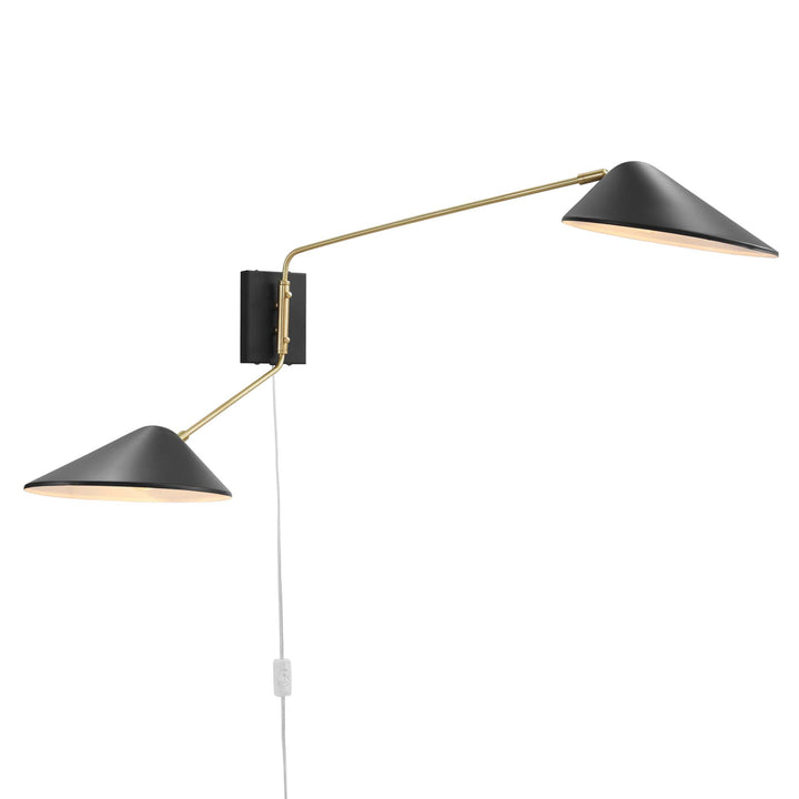 Jaunt 2-Light Swing Arm Wall Sconce