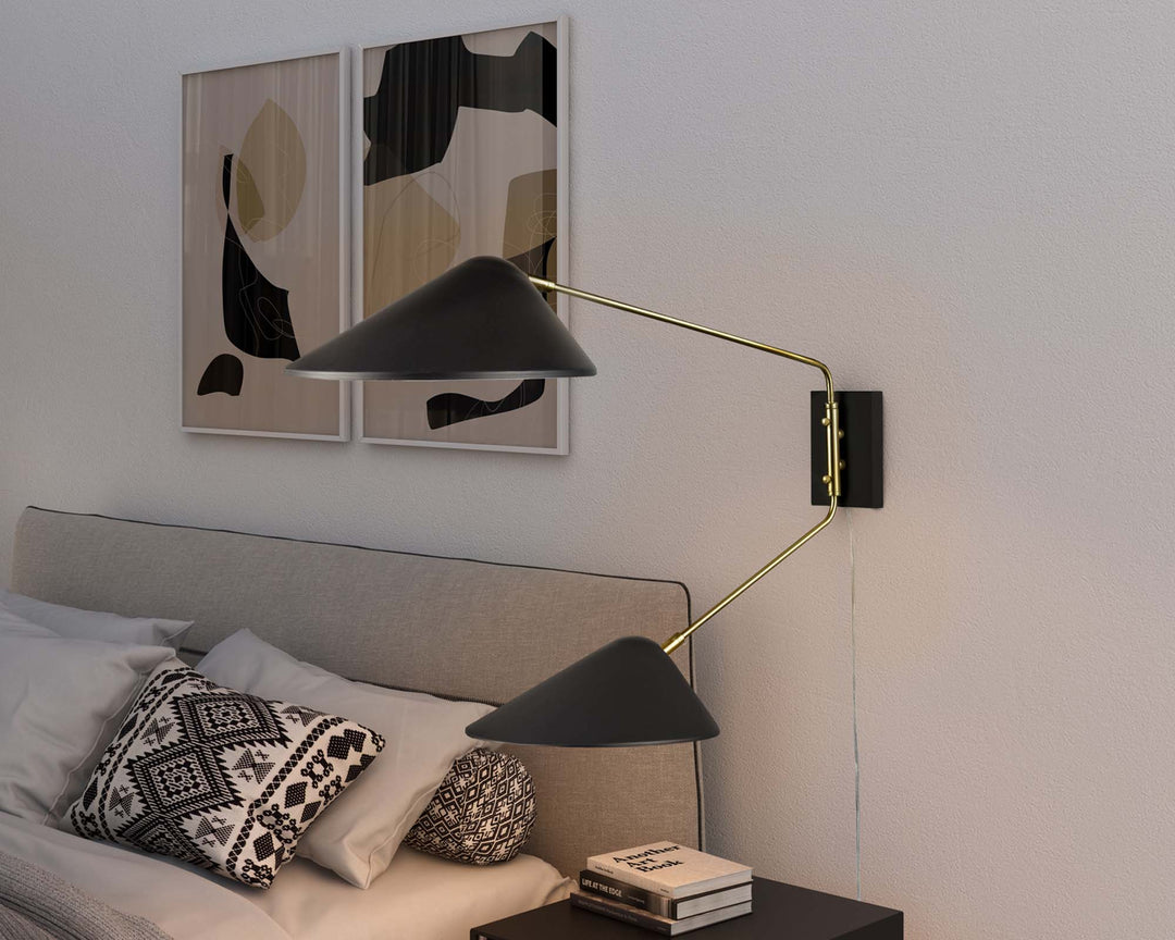 Jaunt 2-Light Swing Arm Wall Sconce