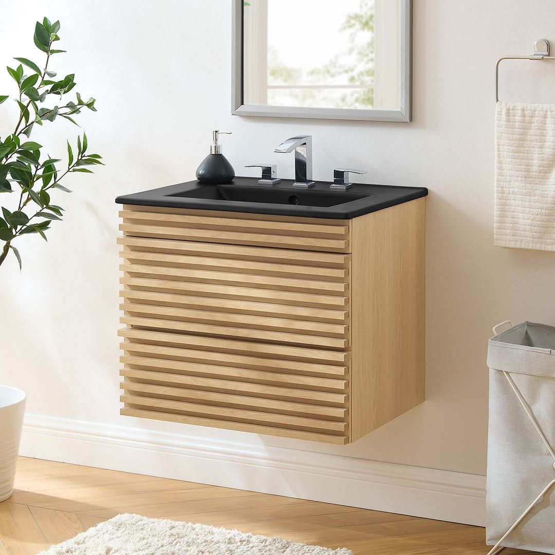 24" Waverly Wall-Mount Bathroom Vanity