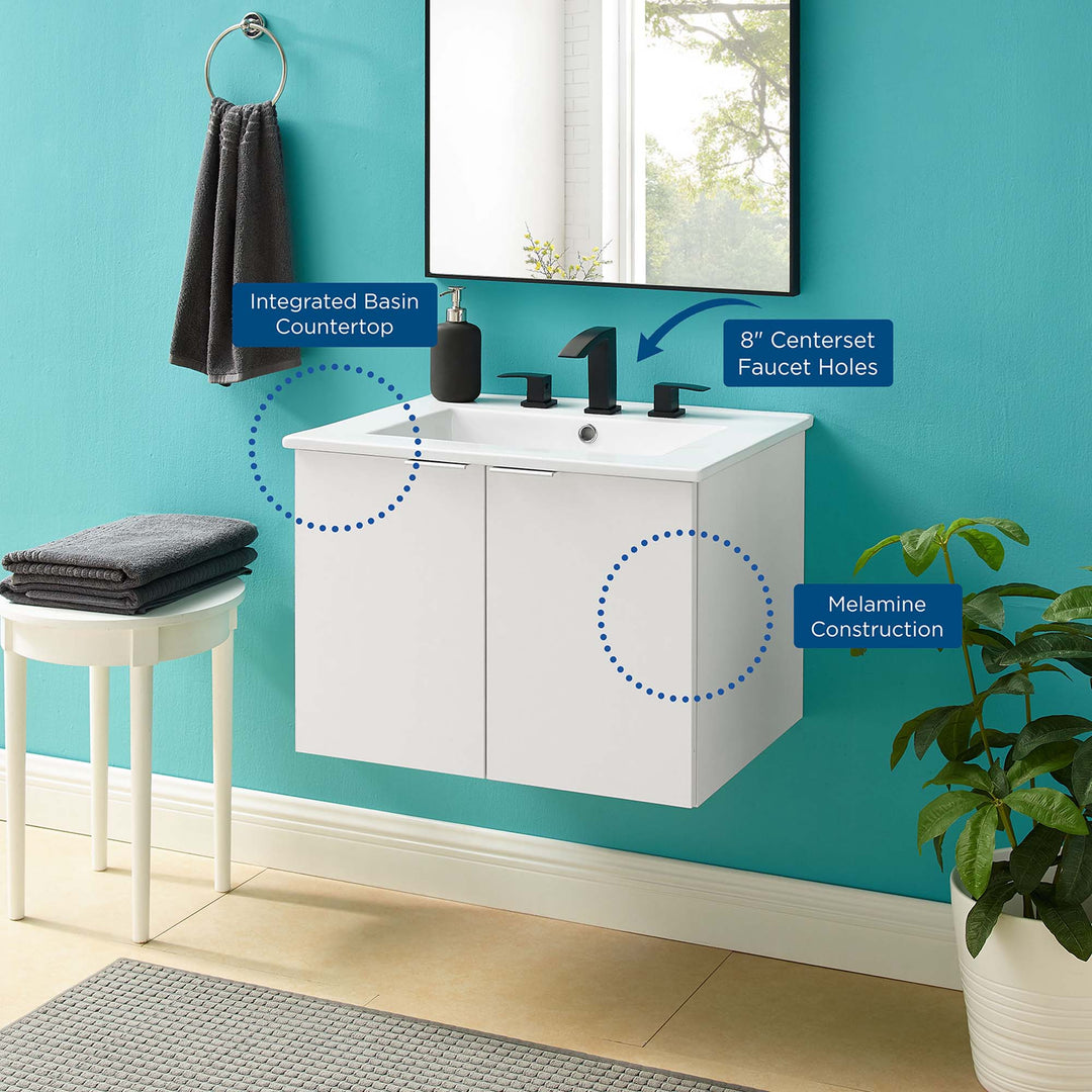 Madison 24" Wall-Mount Bathroom Vanity