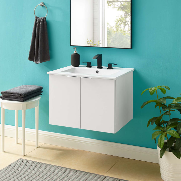 Madison 24" Wall-Mount Bathroom Vanity