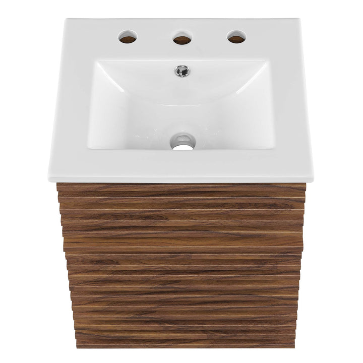 Refined 18" Wall-Mount Bathroom Vanity