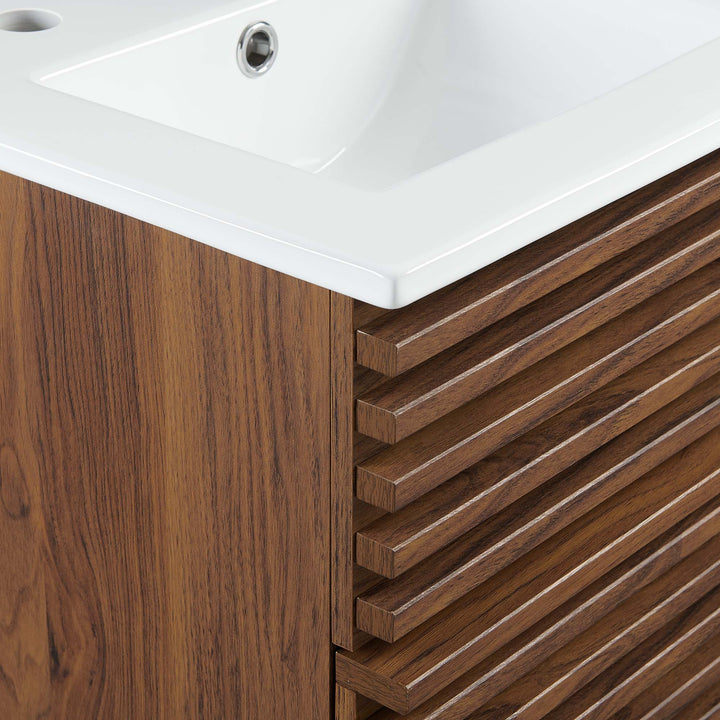 Refined 18" Wall-Mount Bathroom Vanity