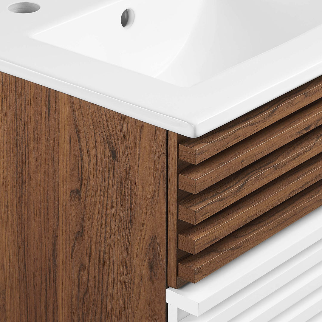 Refined 18" Wall-Mount Bathroom Vanity