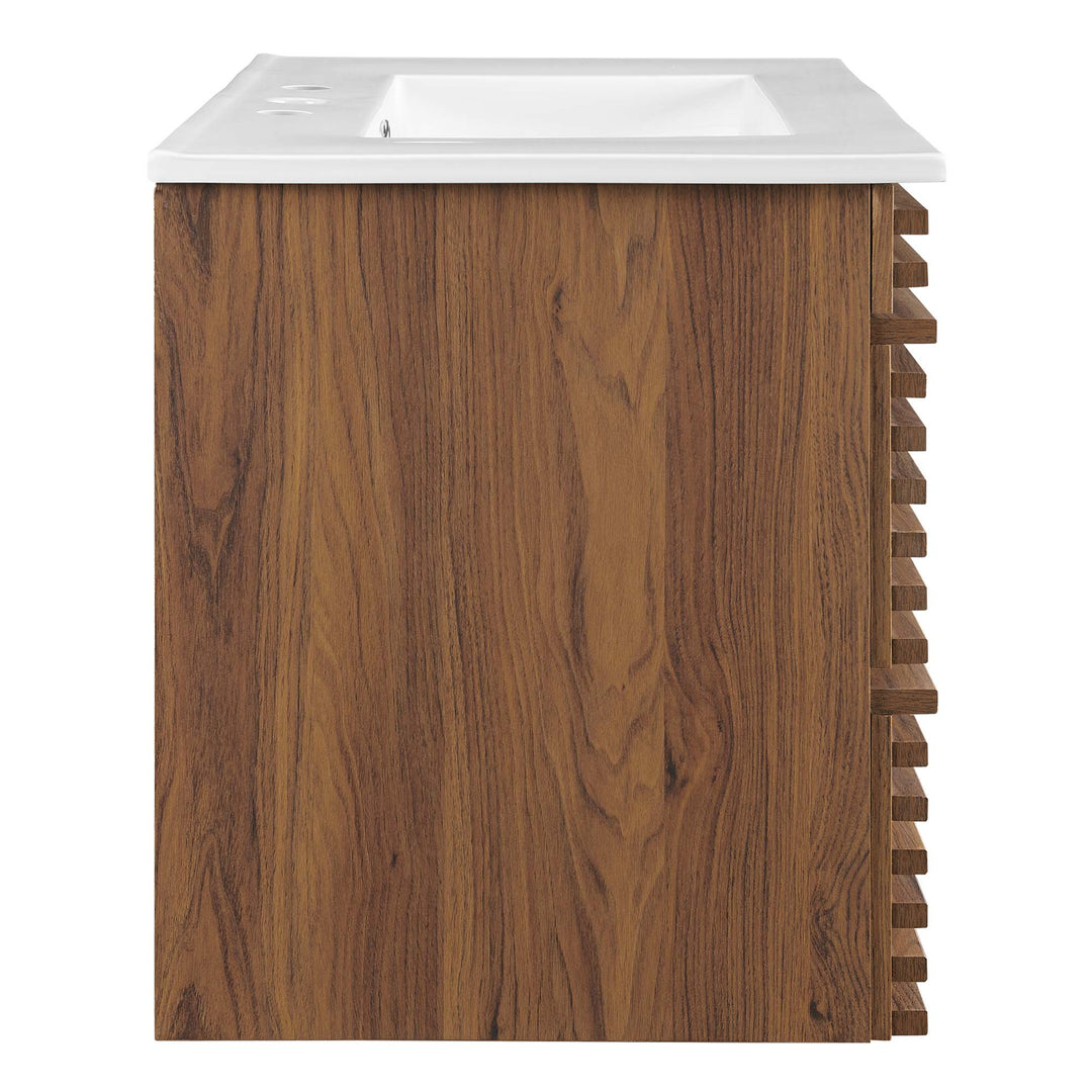 30" Wall-Mount Washroom Vanity