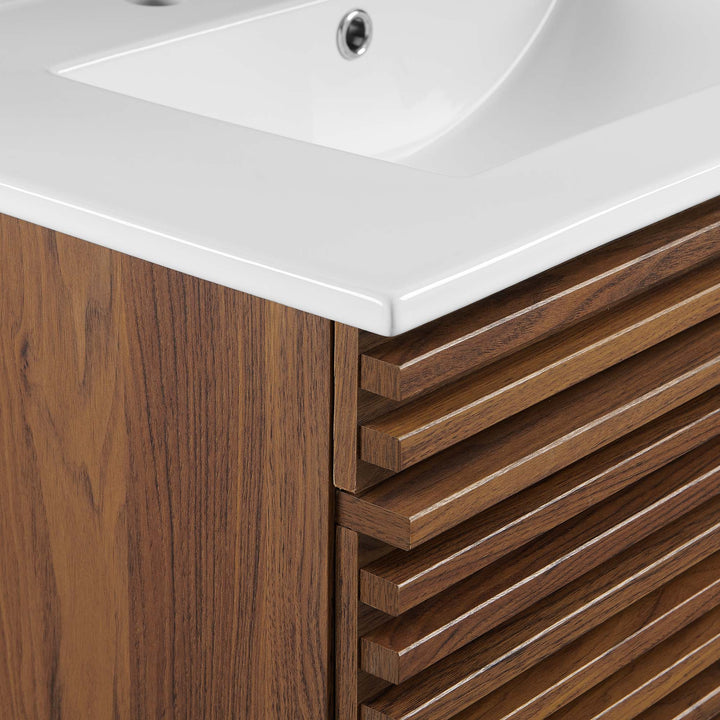 30" Wall-Mount Washroom Vanity