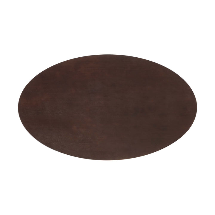 Linden 60" Oval Wood Grain Dining Table