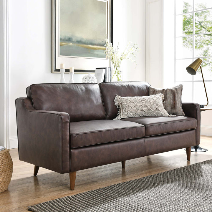 Impress Genuine Leather Sectional