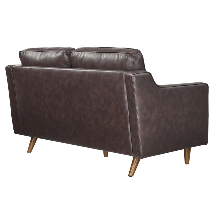 Inspire Genuine Leather Loveseat