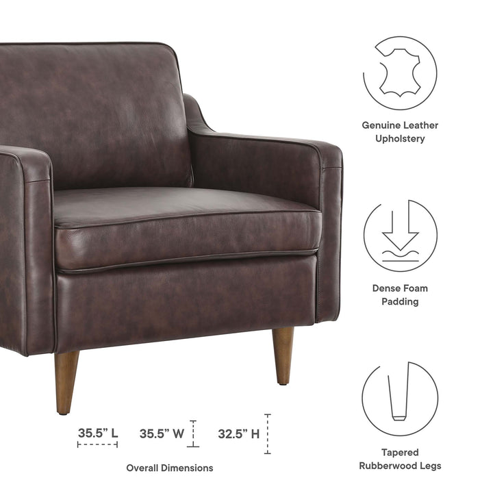 Impress Genuine Leather Armchair