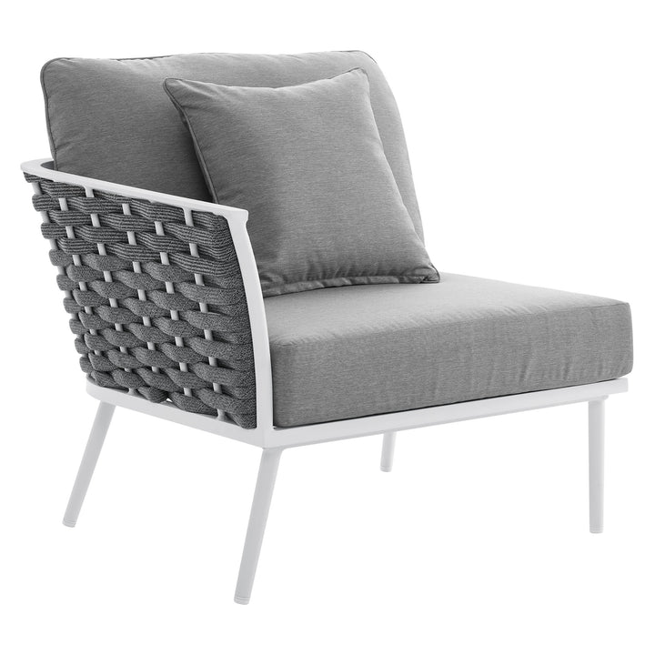 Summit Outdoor Patio Aluminum Left-Facing Armchair