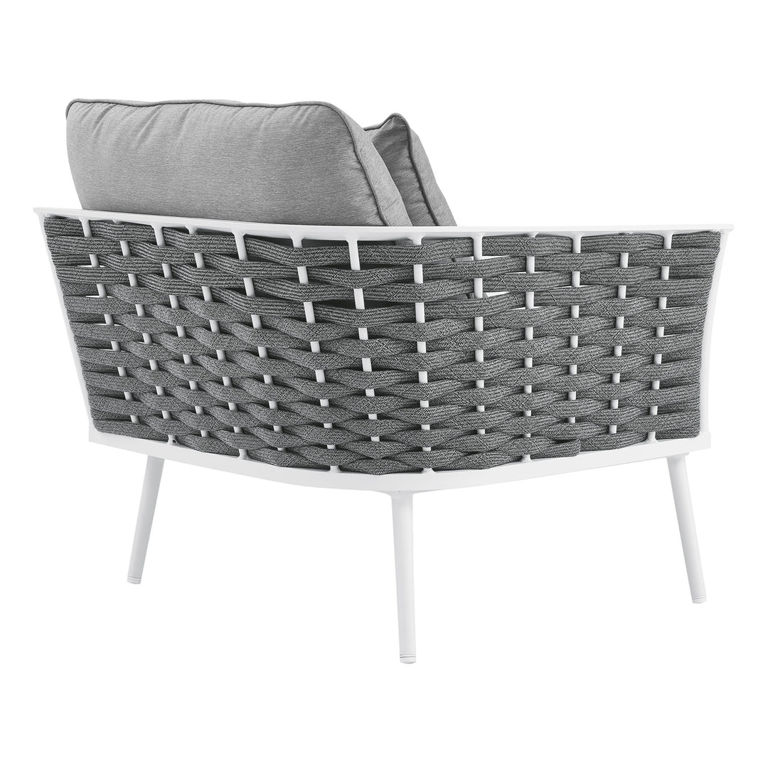 Summit Outdoor Patio Aluminum Left-Facing Armchair