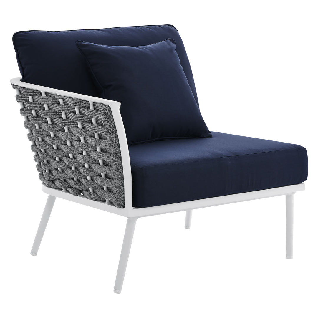 Summit Outdoor Patio Aluminum Left-Facing Armchair