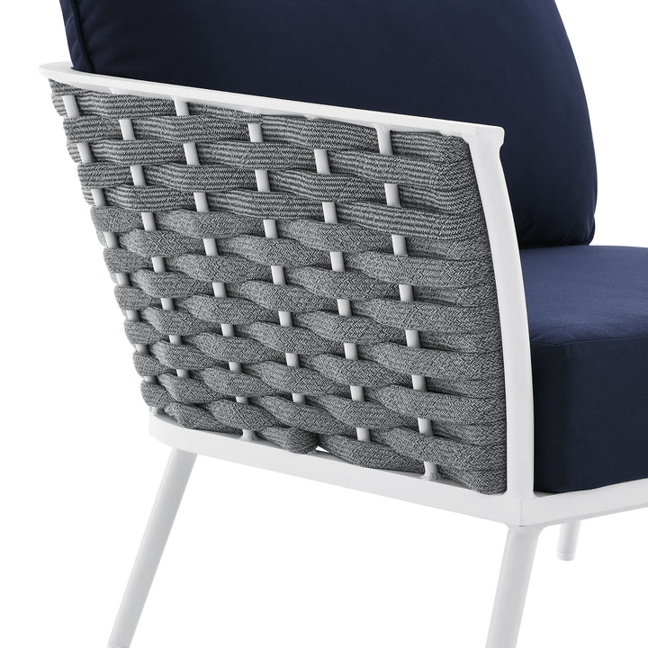 Summit Outdoor Patio Aluminum Left-Facing Armchair