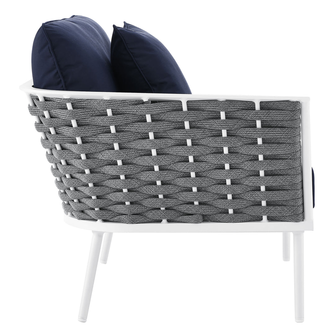 Summit Outdoor Patio Aluminum Left-Facing Armchair