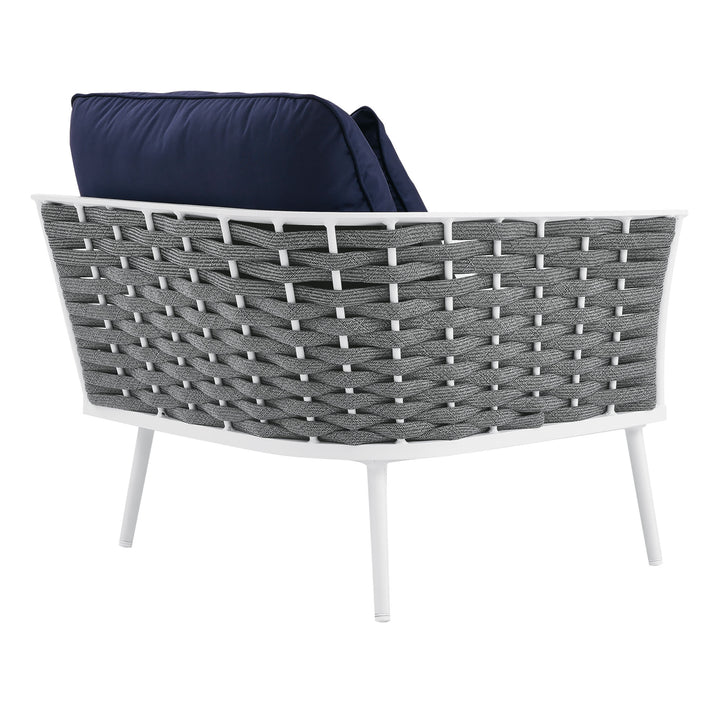 Summit Outdoor Patio Aluminum Left-Facing Armchair