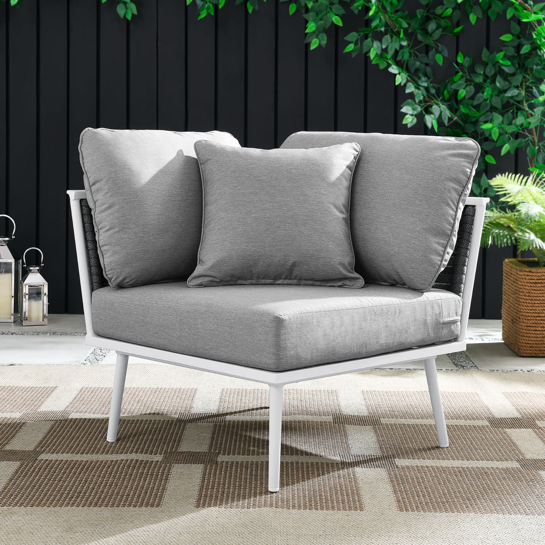 Summit Outdoor Patio Aluminum Corner Chair