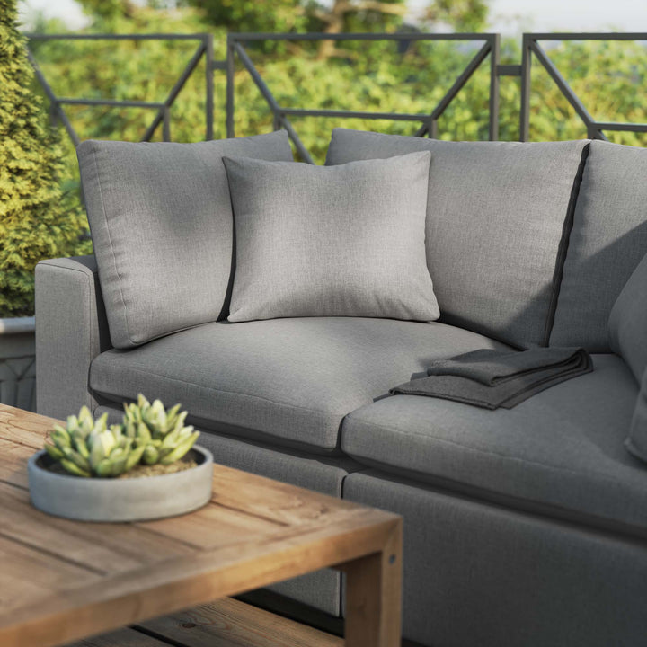 Cuddle Overfilled Outdoor Patio Loveseat