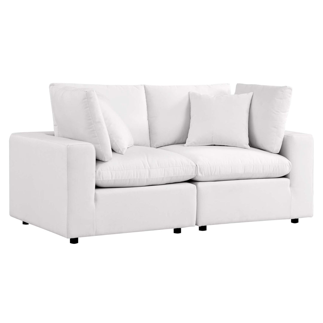 Cuddle Overfilled Outdoor Patio Loveseat