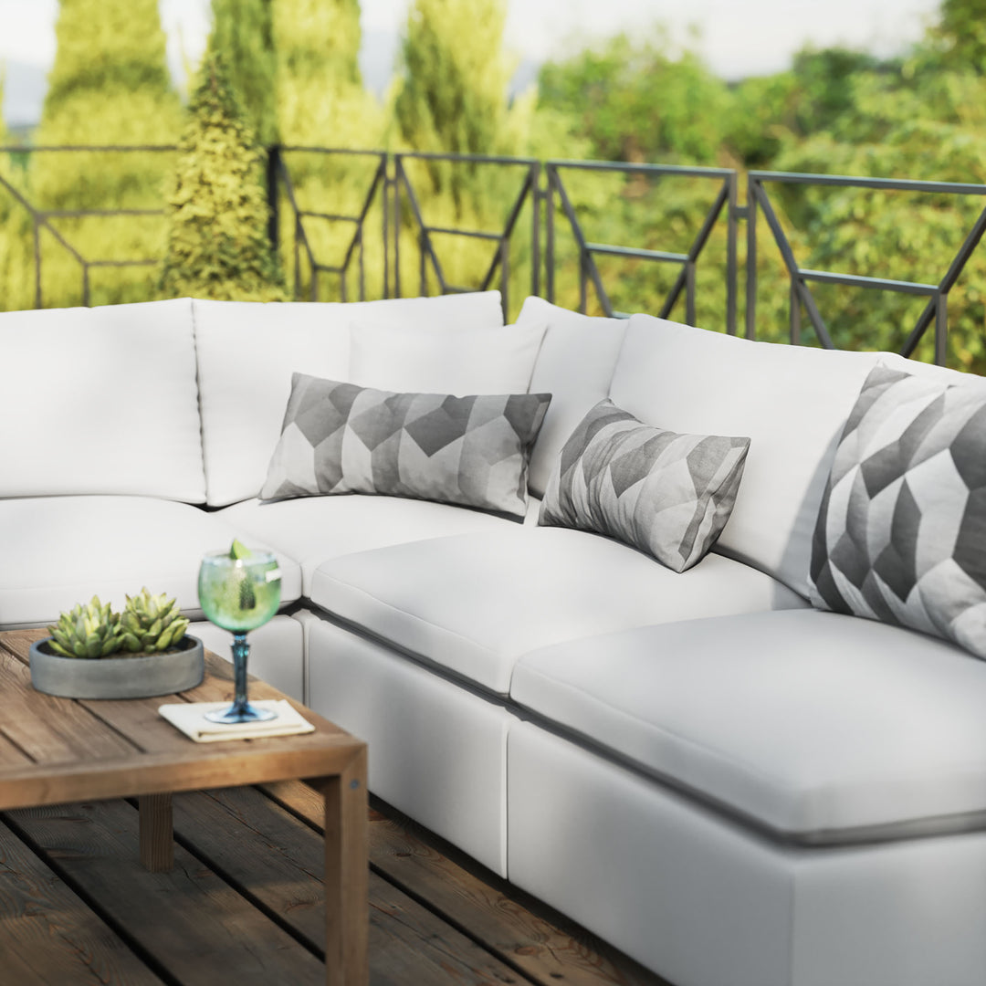 Cascade 5-Piece Outdoor Patio Sectional Set