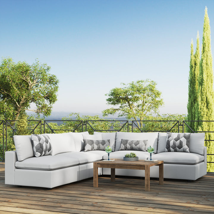 Cascade 5-Piece Outdoor Patio Sectional Set