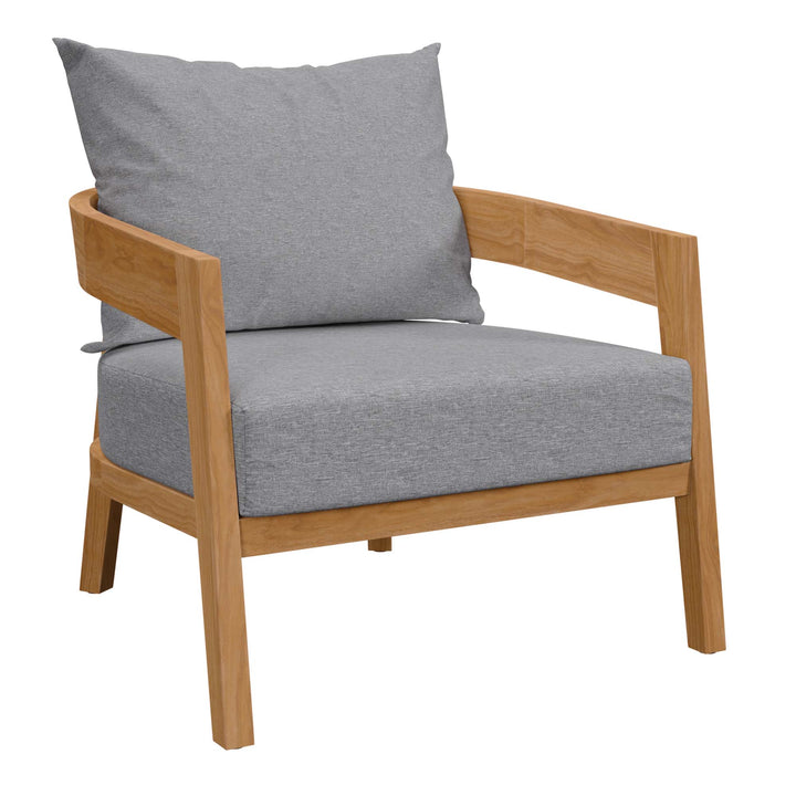 Bondi Teak Wood Outdoor Patio Armchair