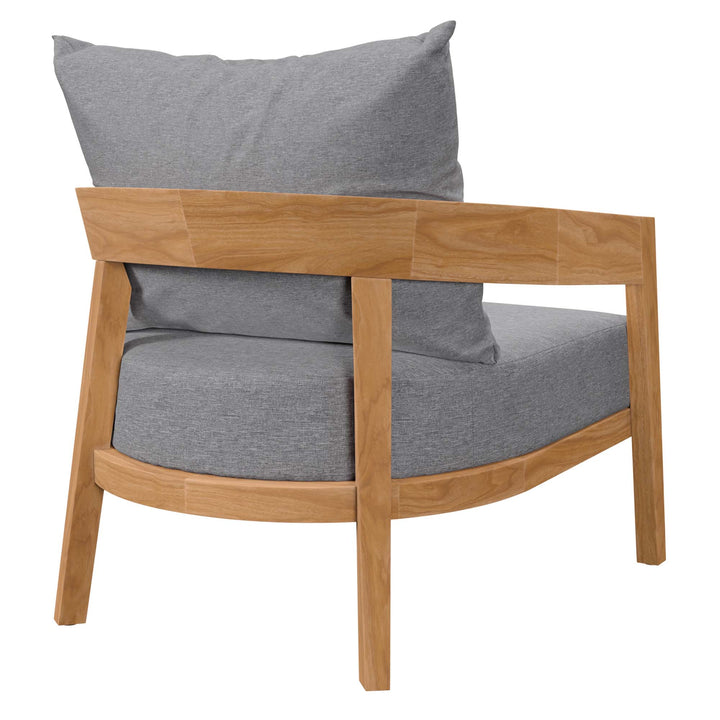 Bondi Teak Wood Outdoor Patio Armchair