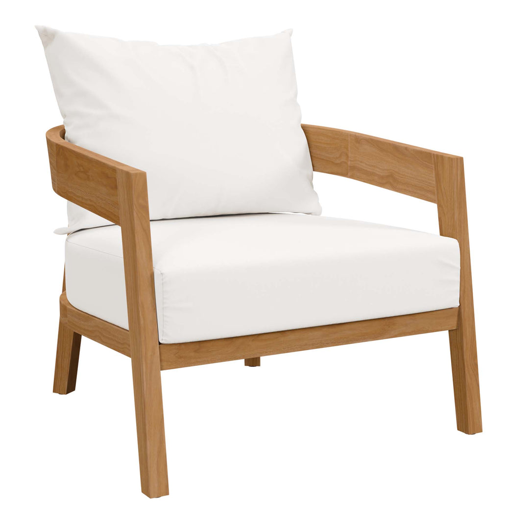 Bondi Teak Wood Outdoor Patio Armchair