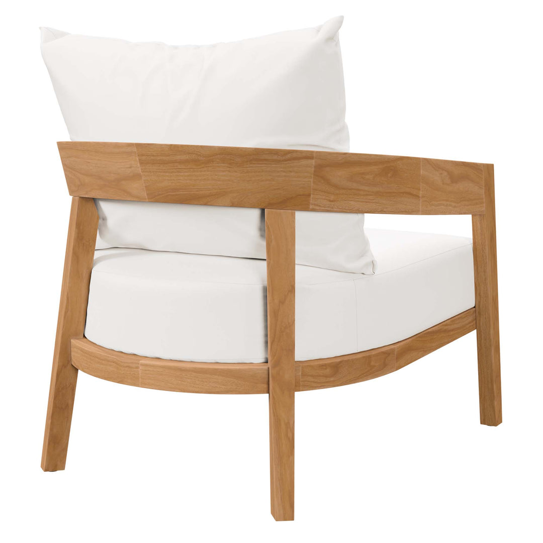 Bondi Teak Wood Outdoor Patio Armchair