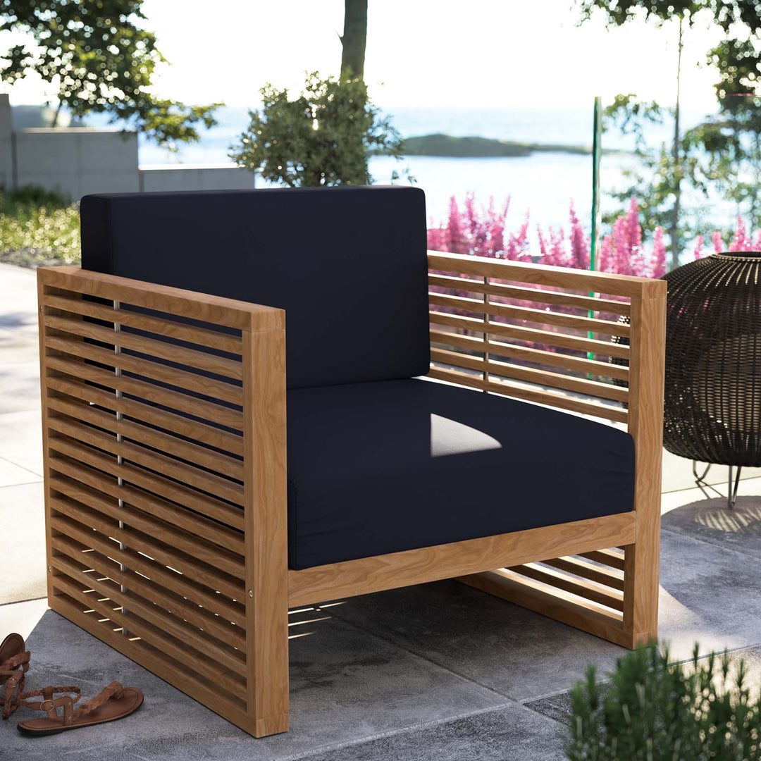 Carmel Teak Wood Outdoor Patio Armchair