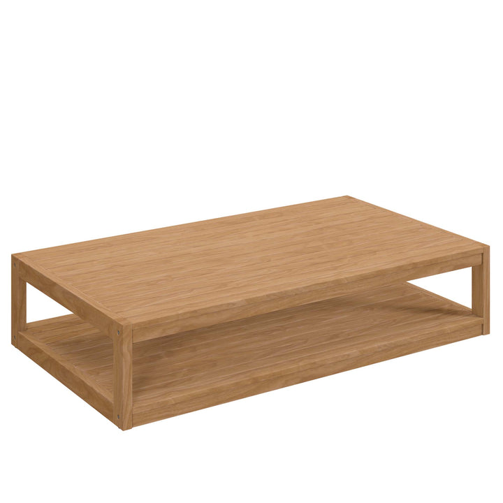 Catalina Teak Wood Outdoor Patio Coffee Table