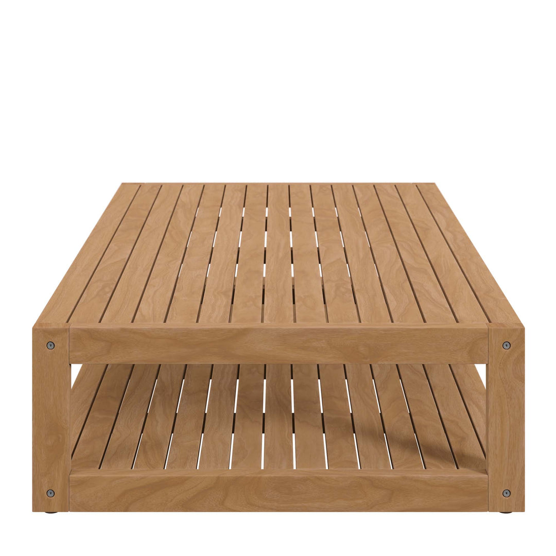 Catalina Teak Wood Outdoor Patio Coffee Table