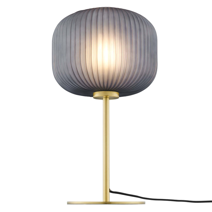 Radiance Globe Glass and Gold Table Lamp