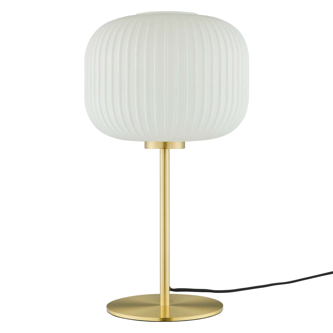 Radiance Globe Glass and Gold Table Lamp