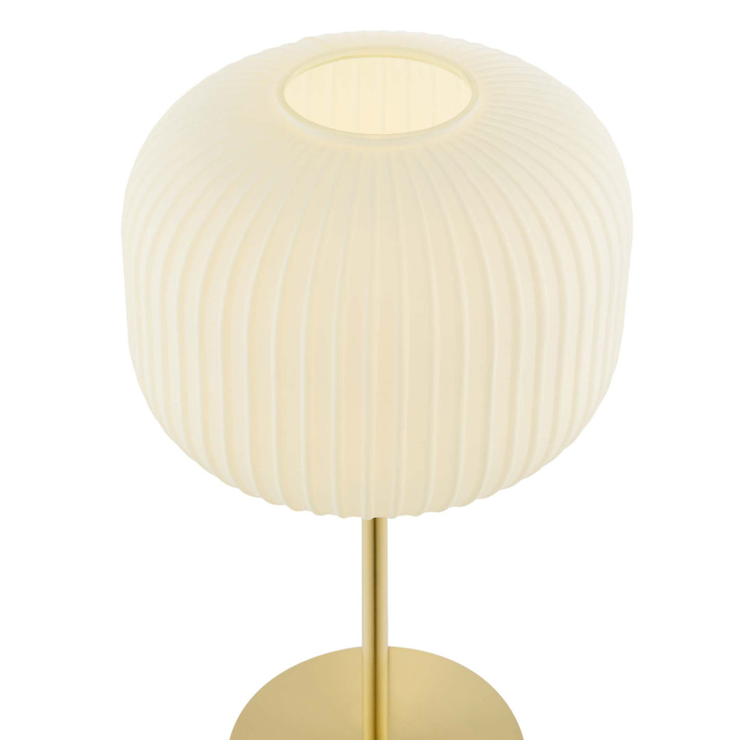 Radiance Globe Glass and Gold Table Lamp