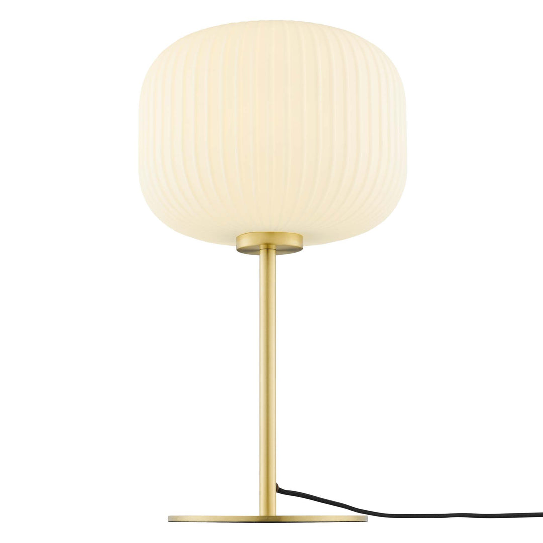 Radiance Globe Glass and Gold Table Lamp