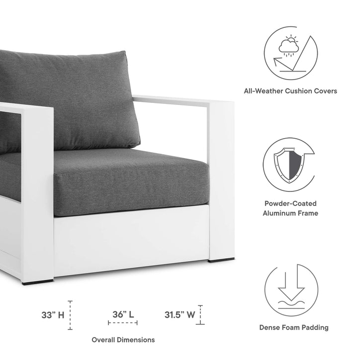 Tuscany Alfresco Powder-Coated Aluminum Armchair